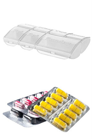 CT-STONES® Haftalık 7 Bölmeli İlaç Saklama ve Hatırlatma Kutusu