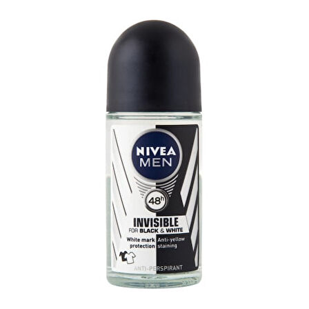 Nivea Black&White Power Erkek Roll On 50Ml