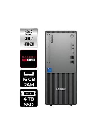 ThinkCentre Neo 50T G5 i7 14700 16GB 4TB SSD RX550/4GB W11H Masaüstü Bilgisayar & PER4 USB Bellek