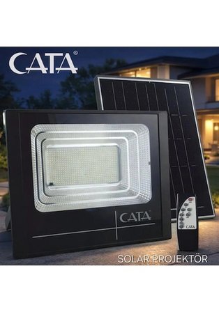 Cata Amazon 300w Beyaz Işık Solar Projektör Kumandalı