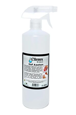 Clintex Kimya Spreyli Saf Aseton %99.9 1 Lt