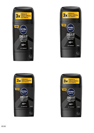 83182 NIVEA MEN DEEP DIMENSION STICK  4 ADET