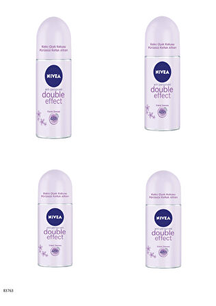 83763 NIVEA DOUBLE EFFECT ROLL-ON  4 ADET