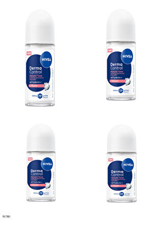 91780 NIVEA Derma Control Natural Tone Roll On  4 ADET