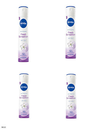 98522 NIVEA Fresh Sensation Sprey  4 ADET