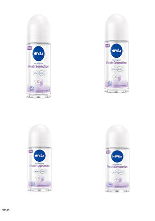 98525 NIVEA Fresh Sensation Roll-On  4 ADET