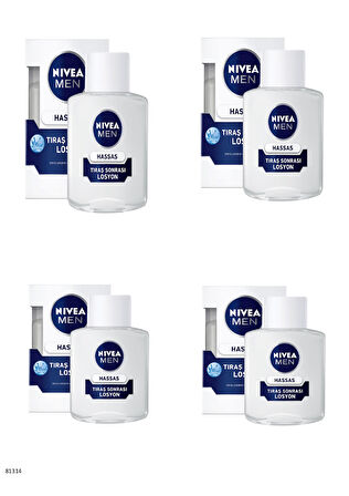81314 NIVEA MEN HASSAS TIRAŞ SONRASI LOSYON  4 ADET