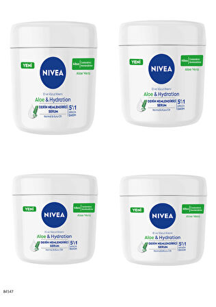 84547 NIVEA ALOE VERA EL VE VÜCUT BAKIM KREMİ  4 ADET
