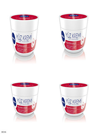 80146 NIVEA YAŞLANMA KARŞITI YÜZ KREMİ  4 ADET