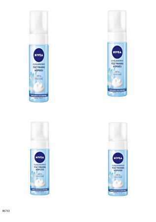 86713 NIVEA CANLANDIRICI YÜZ YIKAMA KÖPÜĞÜ NORMAL CİLTLER  4 ADET