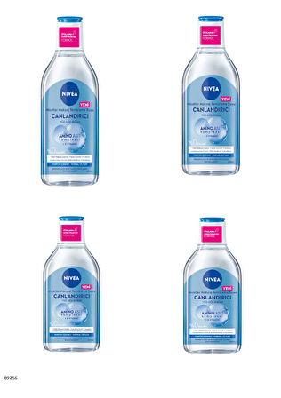 NIVEA CANLANDIRICI MICELLAR MAKYAJ TEMİZLEME SUYU  4 ADET