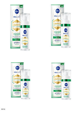 98710 NIVEA LUMINOUS630 SİVİLCE LEKESİ KARŞITI SERUM  4 ADET