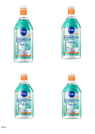 98722 Derma Skin Clear Micellar Makyaj Temizleme Suyu  4 ADET