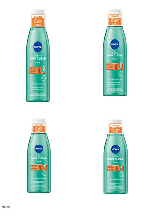 98758 NIVEA Derma Skin Clear Tonik  4 ADET