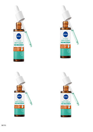 98770 NIVEA Derma Skin Clear Dengeleyici & Sivilce Karşıtı Serum  4 ADET
