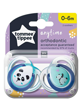 Tommee Tippee 2'li Silikon Anytime Emzik 0-6 Ay Mint Yeşili