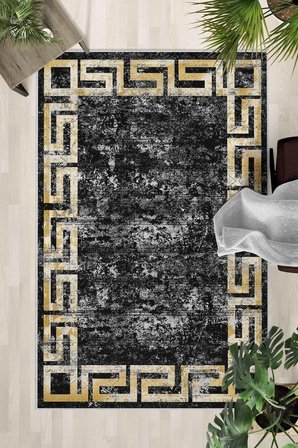Kaymaz Taban Yıkanabilir Halı – Mutfak, Salon, Yatak Odası için Modern Dijital Baskı Halı (SLNHAL105