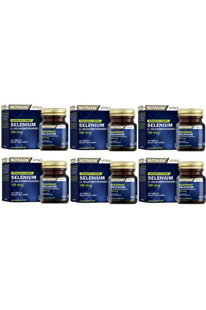 Selenıum 100 Mcg 100 Tablet-selenıum Takviyesi*6 Adet
