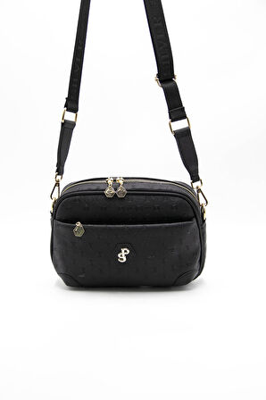 Kadın Çapraz Çanta 1094-42339 SİLVER POLO ÇAPRAZ Kadın ÇANTASI M46 SİYAH-MAT SİYAH