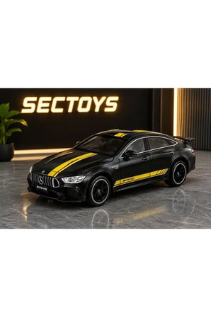 Mercedes Amg Gt63 Diecast Model Araba 1:24 Ölçek Sesli Işıklı Merecedes Amg Gtr Model Araba