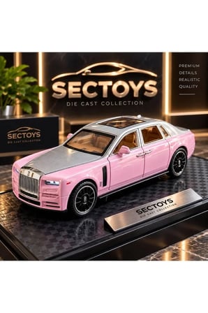 Rolls Royce Phantom VIII Diecast Model Araba 1:24 Ölçek Açılan Kapılar Rolls Royce Phantom Model