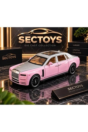 Rolls Royce Phantom VIII Diecast Model Araba 1:24 Ölçek Açılan Kapılar Rolls Royce Phantom Model