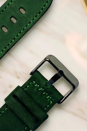 22mm Hakiki Deri Saat Kordonu Premium Klasik Saat Kayışı Dayanıklı ve Konforlu