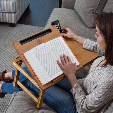 Laptop Standı Yükseltilebilir Ders Çalışma Masası Çocuk Çalışma Sehpası Yatak Sehpası Ders Masası YB