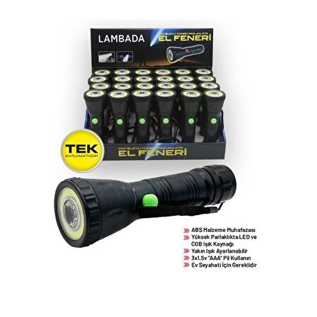 Led El Feneri 3 Watt 2 Modlu