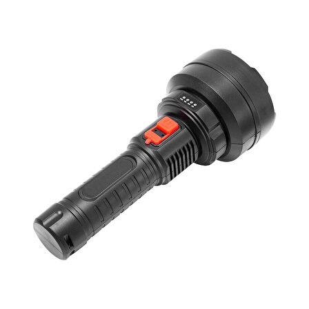 USB'Lİ 3 MODLU ŞARJLI EL FENERİ