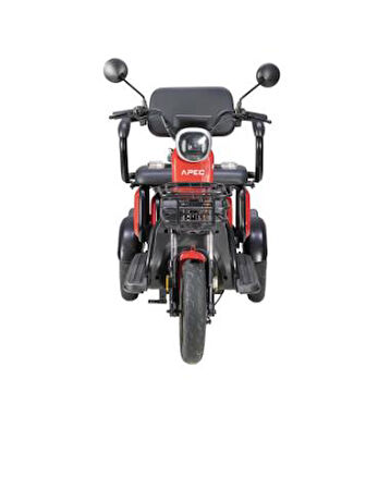 APM2 3 TEKERLEKLİ MOPED KIRMIZI