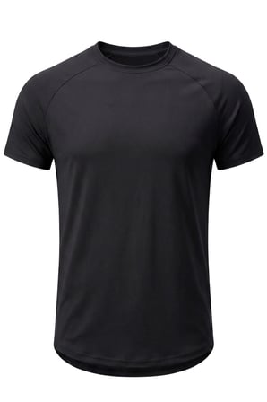 Erkek Spor Tişört Fitness Antrenman Tişörtü Oval Kesim Likralı Süprem Reglan Kol OVAL-T22
