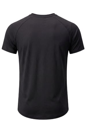 Erkek Spor Tişört Fitness Antrenman Tişörtü Oval Kesim Likralı Süprem Reglan Kol OVAL-T22