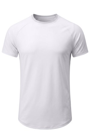 Erkek Spor Tişört Fitness Antrenman Tişörtü Oval Kesim Likralı Süprem Reglan Kol OVAL-T22