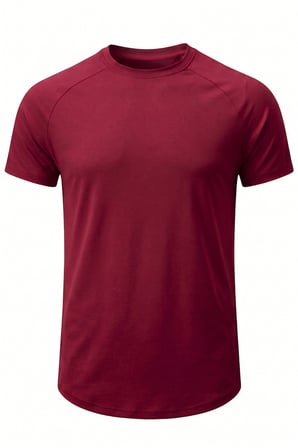 Erkek Spor Tişört Fitness Antrenman Tişörtü Oval Kesim Likralı Süprem Reglan Kol OVAL-T22