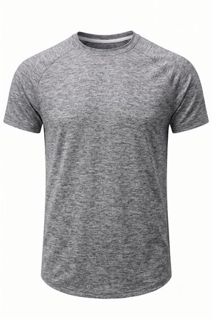 Erkek Spor Tişört Fitness Antrenman Tişörtü Oval Kesim Likralı Süprem Reglan Kol OVAL-T22