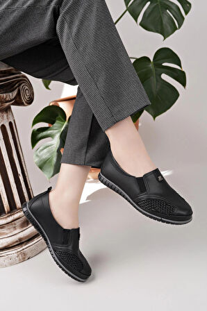 Nesil Shoes Selena 347 Siyah Günlük kadın Ayakkabı