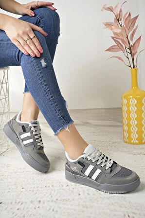 Solazer 020 Füme Anatomik Memory Foam Kadın Sneakers