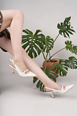 Nesil Shoes Özma 447 Sedef Topuklu Kadın Stiletto