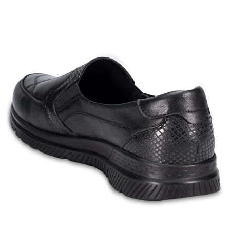 Forelli Dilmen 29415 Siyah Hakiki Deri Kadın Ayakkabı