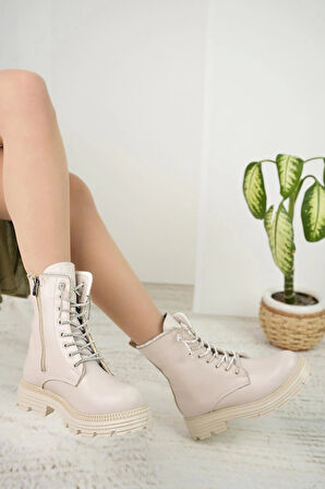 Nesil Shoes Swell 3081 Ten Taşlı Kadın Bot