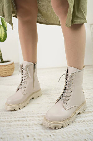 Nesil Shoes Swell 3081 Ten Taşlı Kadın Bot