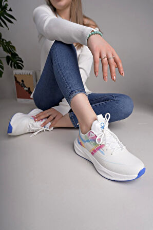 Benetton 11510 Beyaz Memory Foam Kadın Sneakers