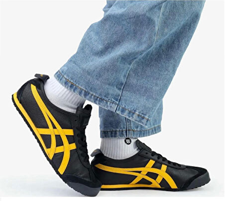 eTayger Siyah Sarı 36-41 Unisex Günlük Spor Ayakkabı