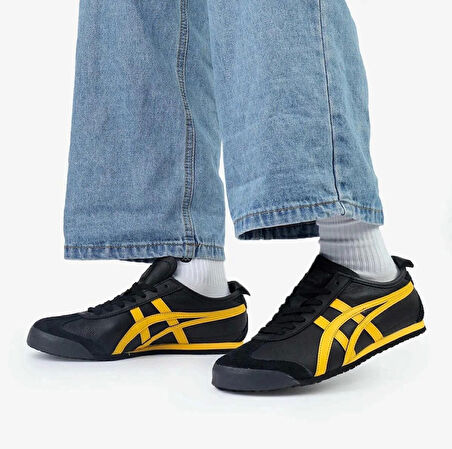 eTayger Siyah Sarı 36-41 Unisex Günlük Spor Ayakkabı