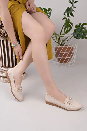 Nesil Shoes Sdf 624 Ten Günlük Kadın Babet