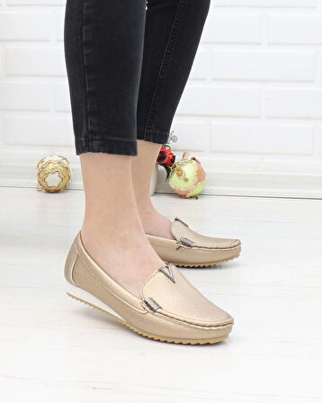 Neyna 461001 Gold Anatomik Günlük Kadın Yürüyüş Ayakkabı