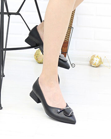 Nesil Shoes Desca 012 Siyah Günlük Kadın Babet
