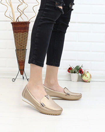 Neyna 461001 Gold Anatomik Günlük Kadın Yürüyüş Ayakkabı