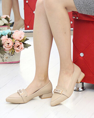Nesil Shoes Desca 014 Ten Günlük Kadın Babet